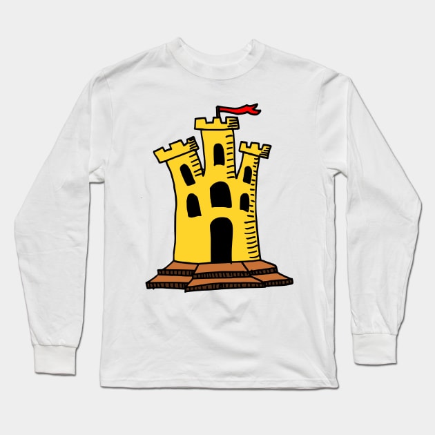 The yellow brick castle Long Sleeve T-Shirt by stephenignacio